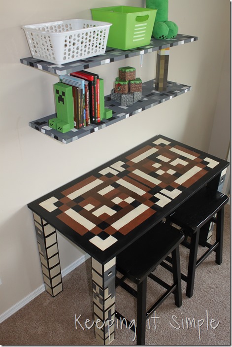 Keeping it Simple: DIY Minecraft Home Décor: 2x4 Creeper 