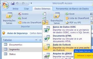 Access importando dados