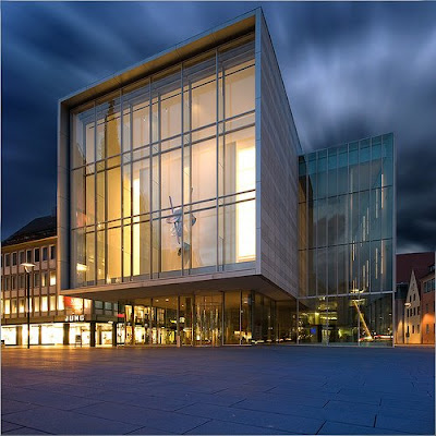 Buildings At Night. buildings, germany, Night,