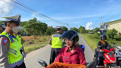 Puluhan Sopir di Kabupten Kayong Utara Jalani Tes Urine Dalam Operasi Zebra Kapus 2022.