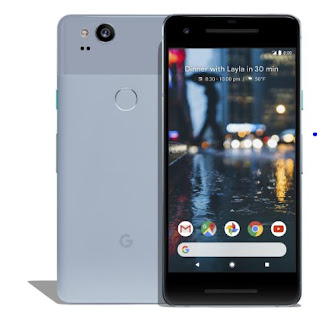 Source: Google blog post. The Google Pixel 2 in Kinda Blue.