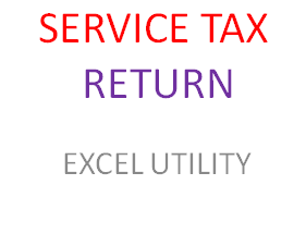 SERVICE TAX RETURN ST-3 EXCEL UTILITY OCT 2015 - MAR 2016