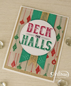 Carols of Christmas from Stampin' Up! makes getting your Christmas cards done easy! So many great ways to use it.