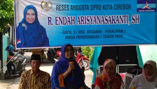 Serap Aspirasi Masyarakat Anggota DPRD Kota Cirebon Endah Ariyanasakanti.SH Akan Perjuangkan Perda Tentang Diniyah 