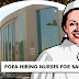 POEA hiring nurses for Saudi MOH, salary starts at P53,000