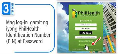 Step 3 to Pay PhilHealth Contributions Online