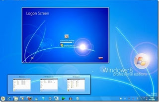 Tampilan Tema Windows 8