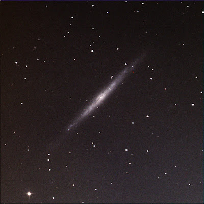 LRGB image of Silver Needle galaxy