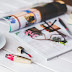 Red Coffee Cup Desk