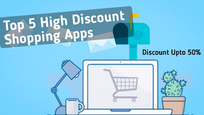 India's 5 Biggest Shopping App With High Discount.