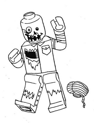 Desenhos da Lego para Colorir e Imprimir