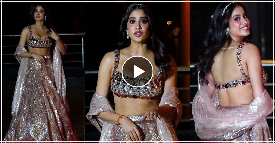 Janhvi Kapoor in a lehenga