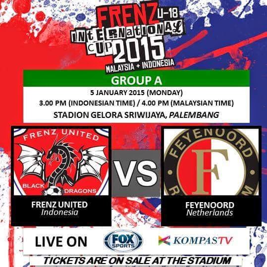 Frenz United Indonesia vs Feyenoord Frenz International Cup 2015