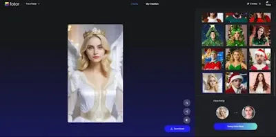 Fotor Face Swap - تطبيقات لتبديل الوجوه بالذكاء الصناعي