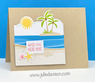 10 July 2023 Fun in the Sun Alternative Paper Pumpkin Cards + VIDEO ~ www.juliedavison.com #stampinup #paperpumpkin