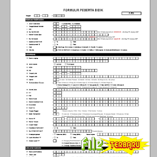 DOWNLOAD FORMULIR DAPODIKDAS F-PD, F-PTK, DAN F-SEK DALAM FORMAT EXCEL