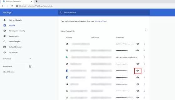 Cara membuka password FB orang lain lewat Google Chrome