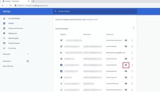 Cara membuka password FB orang lain lewat Google Chrome