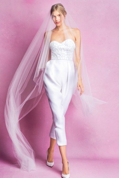 Strapless and Off Shoulder – Sexy Bridal Jumpsuits Image 7