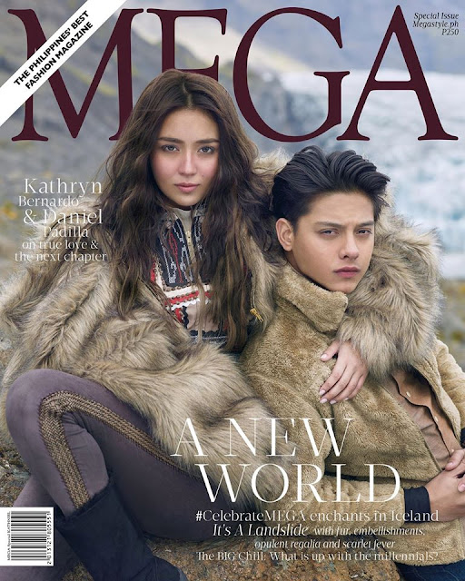 Kathryn Bernardo with Daniel Padilla Mega November 2016 Cover Photo