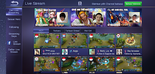 live streaming mobile legends