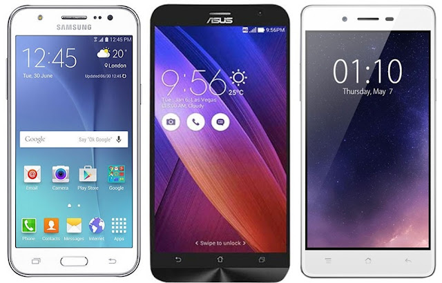 Samsung Galaxy J5 vs ASUS Zenfone 2 vs OPPO Mirror 5, Bagus Mana?
