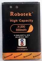Robotek battery