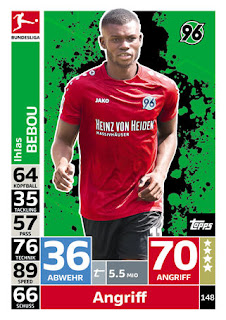 Match Attax Bundesliga 2018-2019 Hannover 96 Set