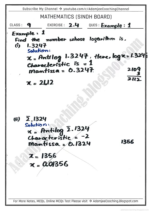 logarithms-exercise-2-4-mathematics-9th