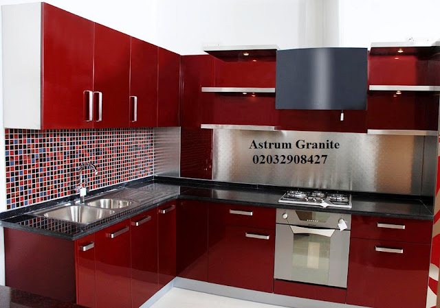 red starlight quartz kitchen worktop london