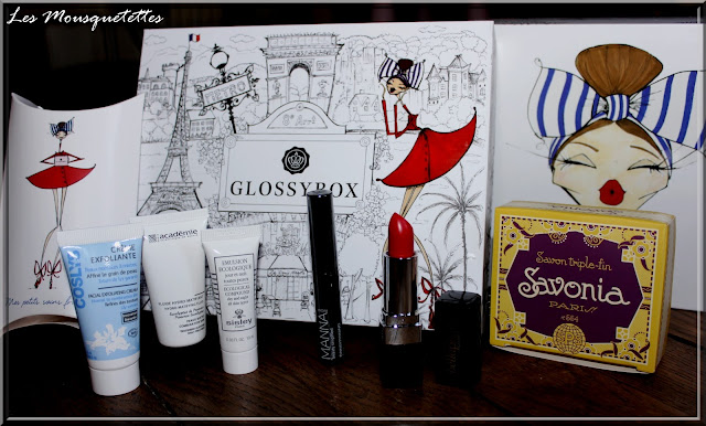 La Coquette Glossybox juillet 2015 - Les Mousquetettes©