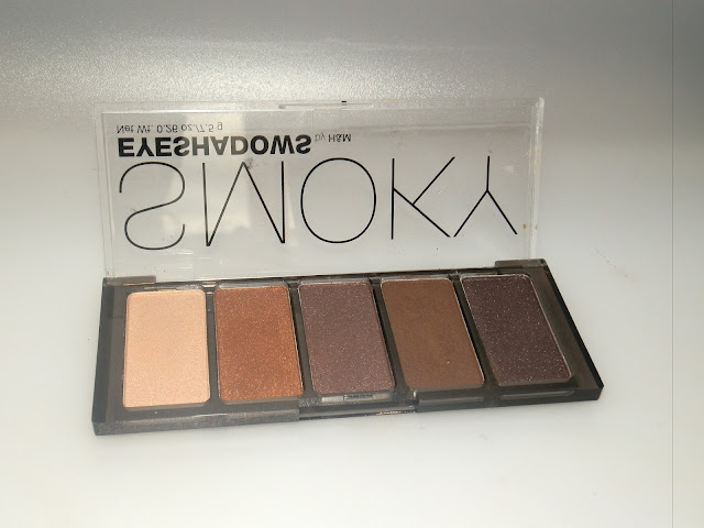 H&M Smoky Eyeshadows Smokey Brown EyeShadow Swatches