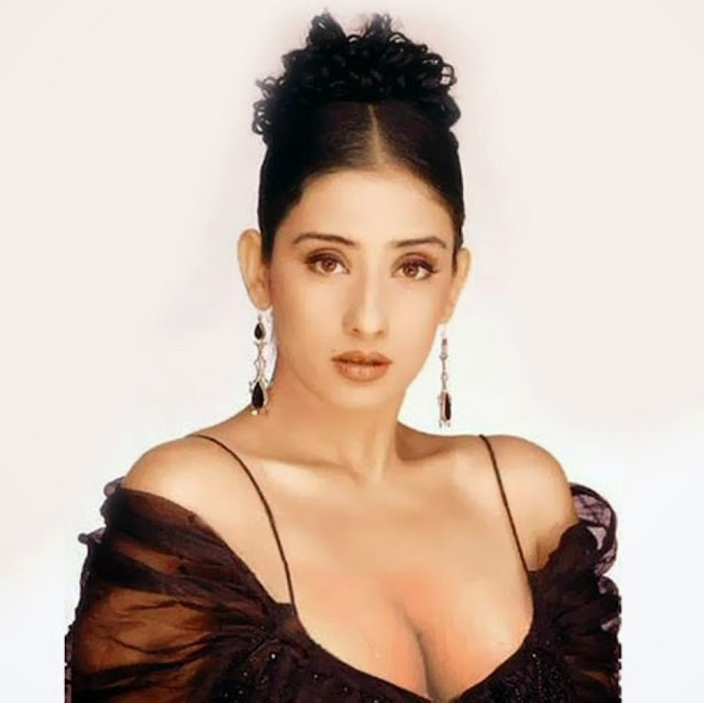 Manisha Koirala Gemstone Studded Stylish Earrings