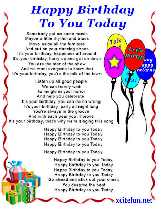 Birthday Poems