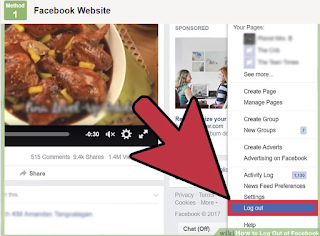 Log Out My Facebook