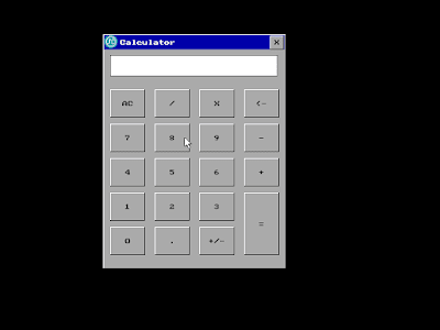 GUI Calculator - Output