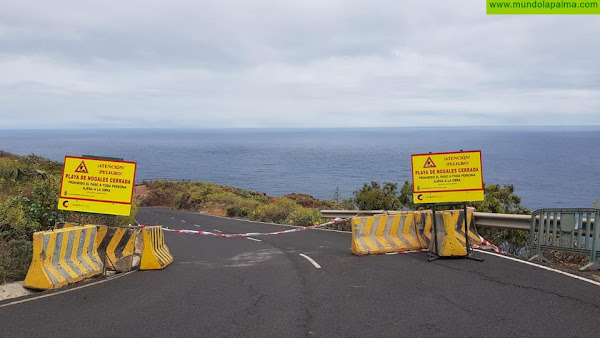 CC de Puntallana: “8 meses después de acabadas las obras, la Playa de Nogales sigue cerrada por culpa del Ayuntamiento”