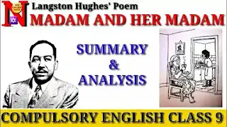 Madam and Her Madam Summary & Analysis | Langston Hughes | Neb Compulsory English Class 9 by Suraj Bhatt