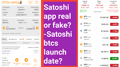 Satoshi app real or fake