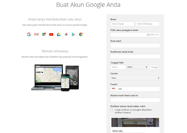 Cara Membuat Akun Email Gmail