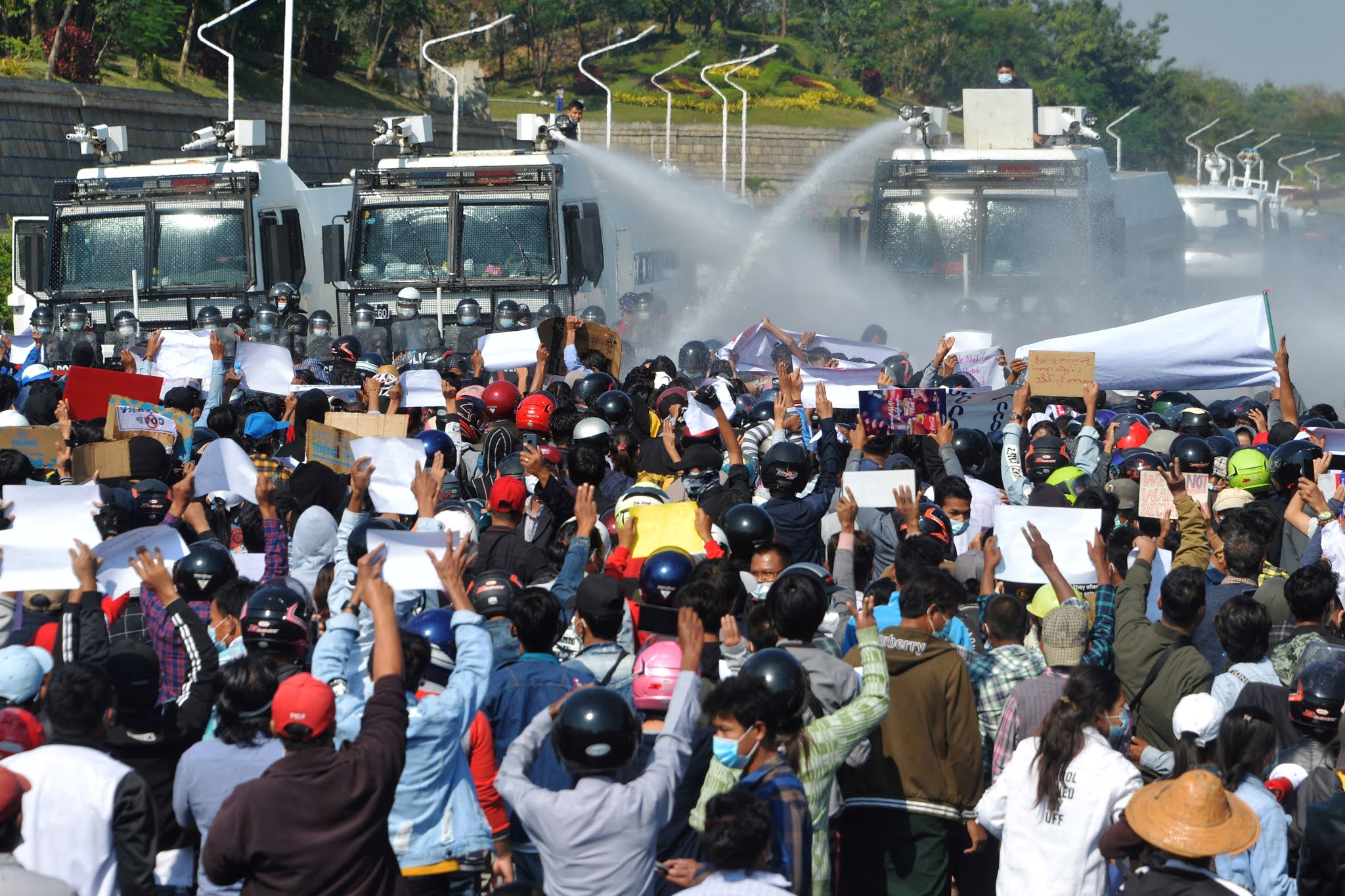 El Gobierno de facto reprime las manifestaciones y se agrava la crisis política en Myanmar