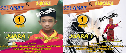 Lagi SD Muhammadiyah Sebet 2 Emas dalam Seleksi O2SN SD/MI & SMP/MTs PENCAK SILAT Kabupaten Bondowoso