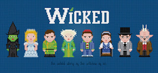 Wicked - Cross Stitch PDF Pattern Download