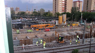 Inquietantes socavones en las obras del AVE (2007)