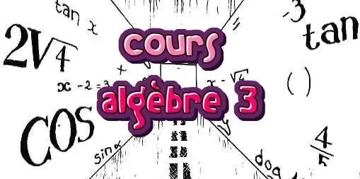 Cours| Algèbre 3 ESEF math S4