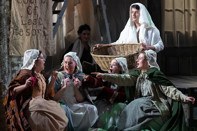 Mark Adamo: Little Women - Kitty Whately, Elizabeth Karani, Harriet Eyley, Frederick Jones, Charlotte Badham - Opera Holland Park  (Photo Ali Wright)