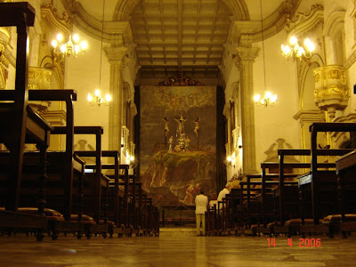 Tela de Benedicto Calixto exposta na Semana Santa de 2006 na Igreja do Convento do Carmo - Santos - SP - foto de Emilio Pechini - clique aqui para ver a foto no Panoramio.com