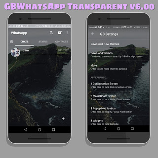 Kumpulan GBWhatsApp Transparent Mod Apk V6.05 Terbaru ...
