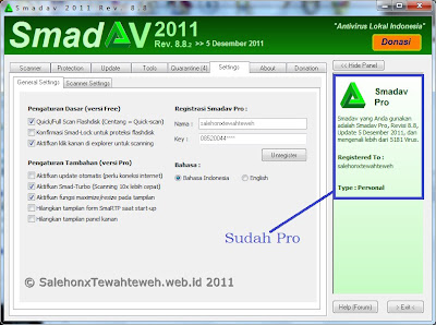 SalehonxTewahteweh.web.id - Smadav 2011 Rev. 8.8.2 Pro Full Serial Keygen