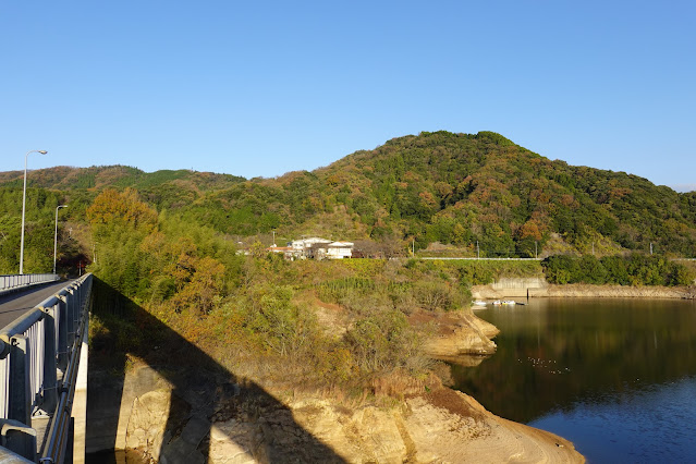 鳥取県西伯郡南部町下中谷 上長田大橋からの眺望